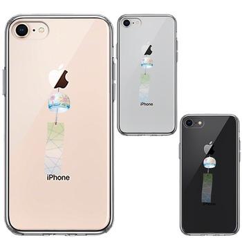 iPhone8 ケース クリア 風鈴 江戸風鈴 スマホケース 側面ソフト 背面ハード ハイブリッド  送料無料-1