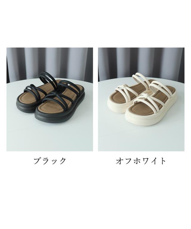 厚底サンダル ミュールサンダル 美脚夏靴 送料無料 即日発送-1