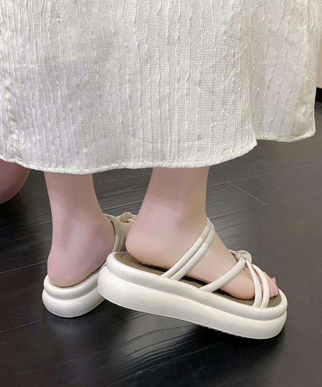 厚底サンダル ミュールサンダル 美脚夏靴 送料無料 即日発送-4