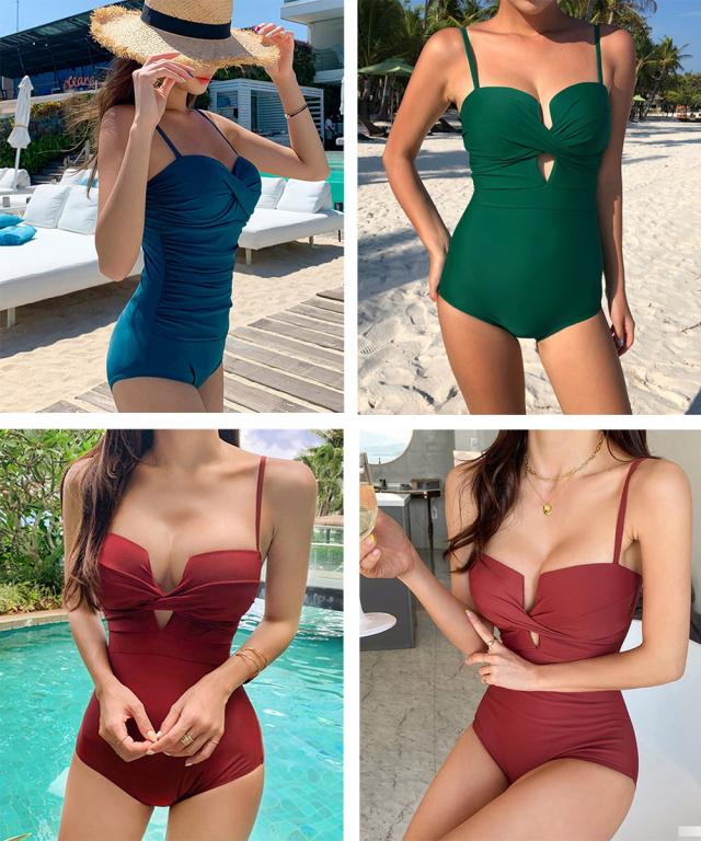 ワンピース水着 モノキニ オールインワン 送料無料 即日発送-9