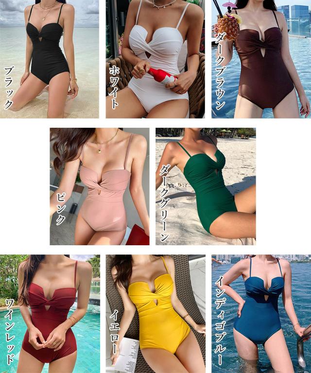 ワンピース水着 モノキニ オールインワン 送料無料 即日発送-1