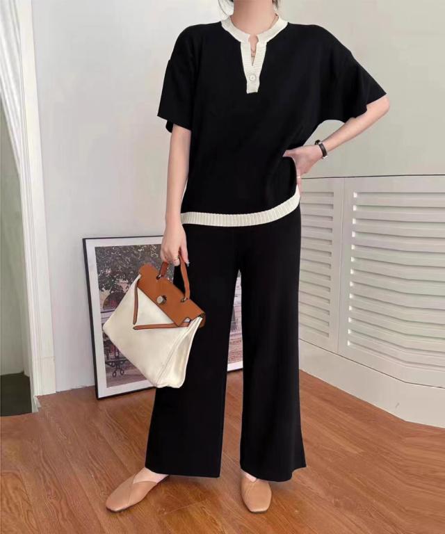 ニットセットアップ 冷感タッチレディース SK21009961-0139 送料無料 即日発送-4