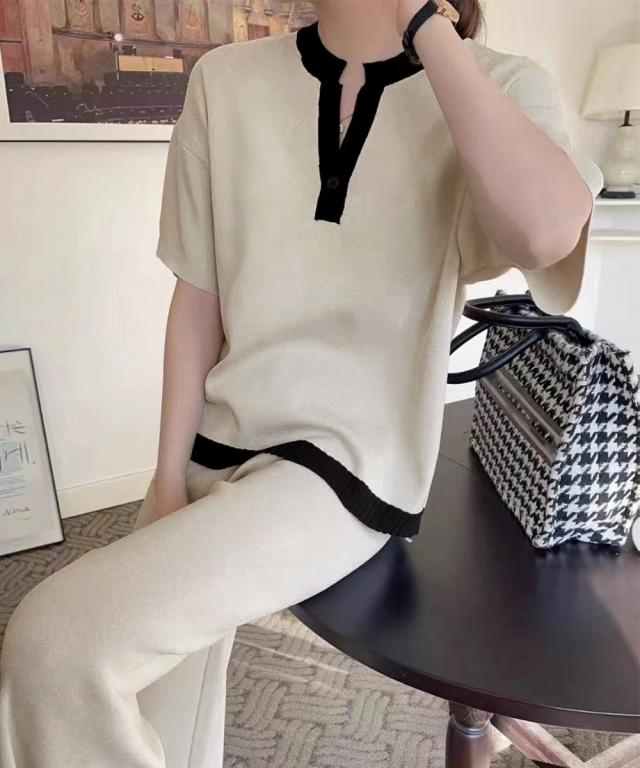 ニットセットアップ 冷感タッチレディース SK21009961-0139 送料無料 即日発送-5