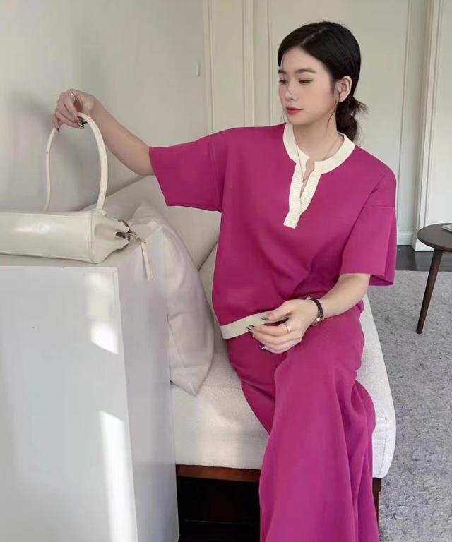 ニットセットアップ 冷感タッチレディース SK21009961-0139 送料無料 即日発送-7