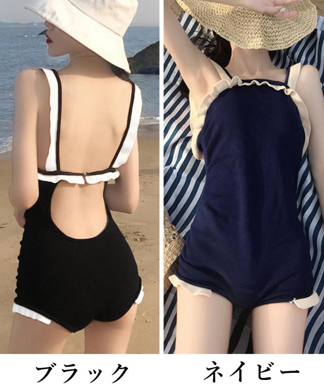 ワンピース水着 レディースモノキニ 送料無料 即日発送-1
