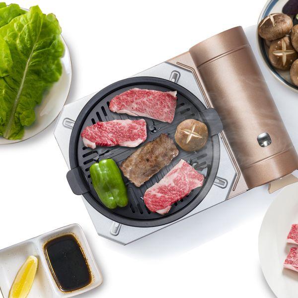 減煙ヘルシー焼肉グリル丸型 送料無料 即日発送-4