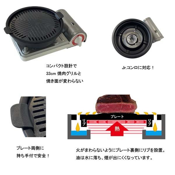 減煙ヘルシー焼肉グリル丸型 送料無料 即日発送-5