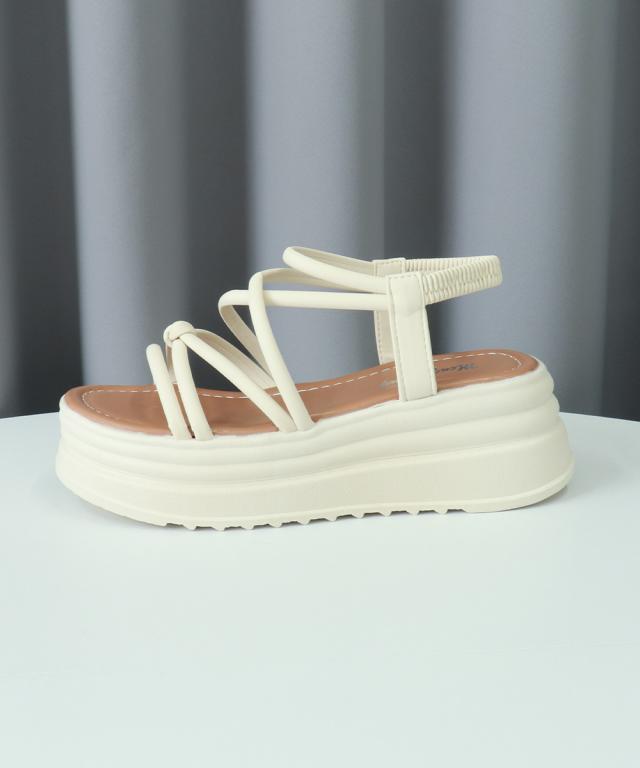 厚底 ストラップサンダル 美脚 夏靴 送料無料 即日発送-6