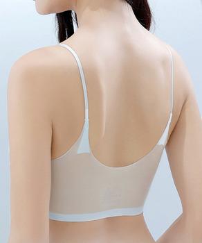 シームレス通気 ノンワイヤーブラ 5色 送料無料 即日発送-4