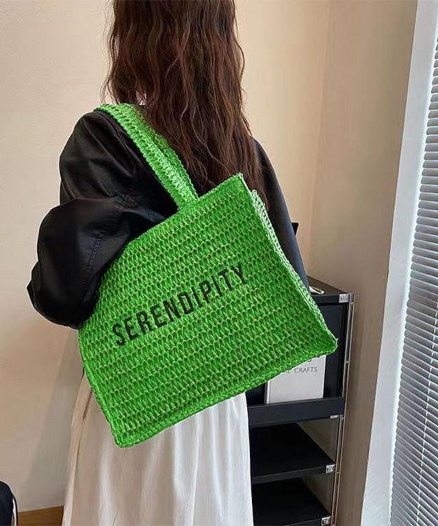 ストローバッグ トート かごバッグ 送料無料 即日発送-7