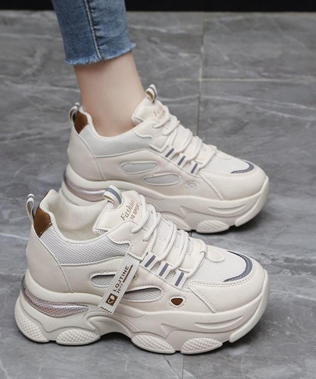 スニーカー 厚底ダッドスニーカー レースアップ 送料無料 即日発送-9