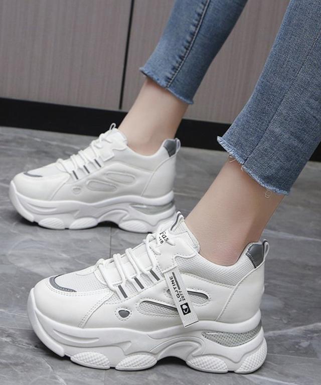 スニーカー 厚底ダッドスニーカー レースアップ 送料無料 即日発送-7