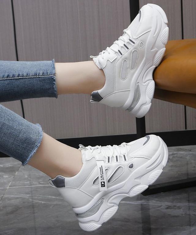 スニーカー 厚底ダッドスニーカー レースアップ 送料無料 即日発送-8