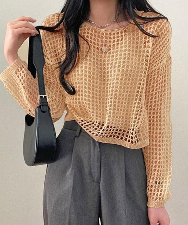 メッシュニット タンクトップ 2点セット 送料無料 即日発送-6