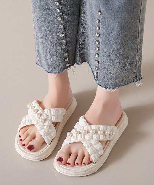 クロスベルト厚底サンダルスリッパサンダル 送料無料 即日発送-4