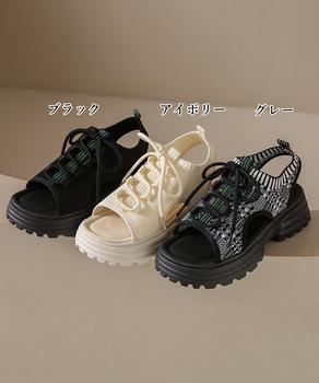 厚底スポーツサンダル レディース 送料無料 即日発送-1