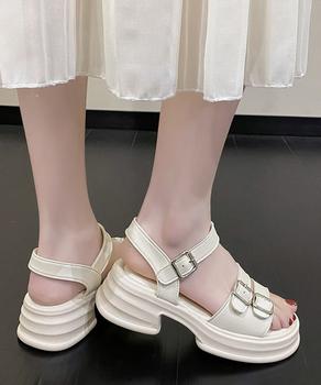 厚底サンダル レディース ベルトサンダル 送料無料 即日発送-9