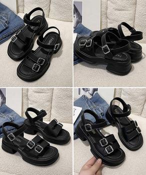 厚底サンダル レディース ベルトサンダル 送料無料 即日発送-2