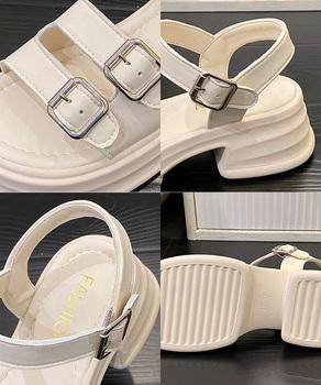 厚底サンダル レディース ベルトサンダル 送料無料 即日発送-3