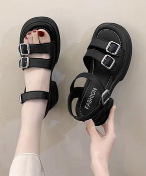 厚底サンダル レディース ベルトサンダル 送料無料 即日発送-5