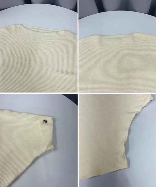 サマーニット ドルマンスリーブニットソー 送料無料 即日発送-3