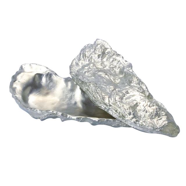 和食器 錫の器 牡蠣型蓋付小皿 日本製 送料無料-1