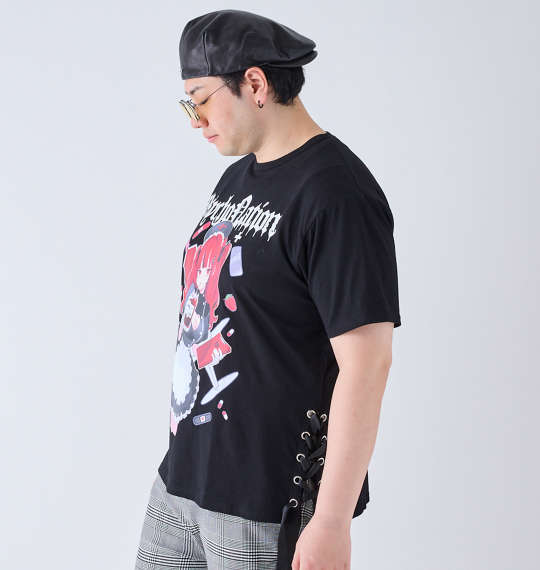 大きいサイズ PSYCHO NATION サイコ×寝田ルネ ナース半袖Tシャツ 3L 4L 5L 6L ラッピング可 送料無料 即日発送-3