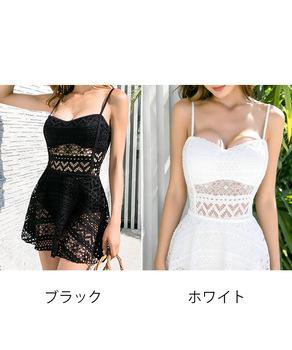 水着 レディース レースモノキニセクシー 送料無料 即日発送-1
