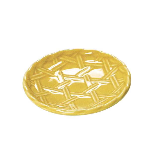 和食器 六ツ目ざる小皿 白竹色 若竹色 6セット 送料無料-2