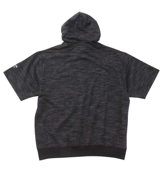 大きいサイズ OUTDOOR PRODUCTS インレイ流し杢裏毛半袖フルジップパーカー 3L 4L 5L 6L 7L  MC842252-62075 ラッピング可 送料無料 即日発送-5