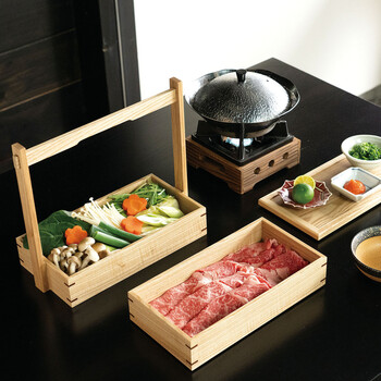 和食器 タモ万能手提げ弁当箱 送料無料-3