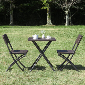 テーブル＆チェア 3点セット 送料無料-12