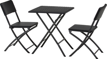 テーブル＆チェア 3点セット 送料無料-2