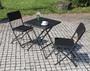 テーブル＆チェア 3点セット 送料無料-3