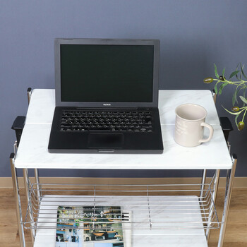 大理石柄フォールディングワゴン 送料無料-4