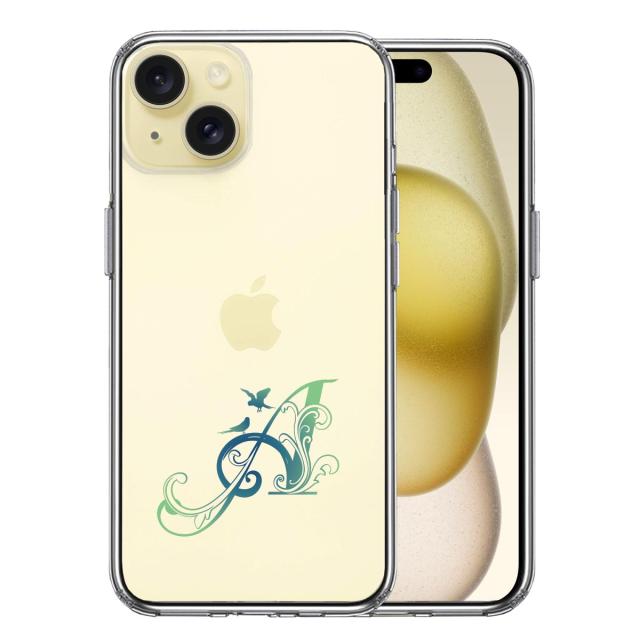 iPhone15 ケース クリア アルファベット 【A】 スマホケース 側面ソフト 背面ハード ハイブリッド  送料無料-2