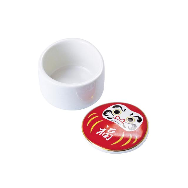 和食器 だるま蓋付珍味入 4セット 送料無料-1