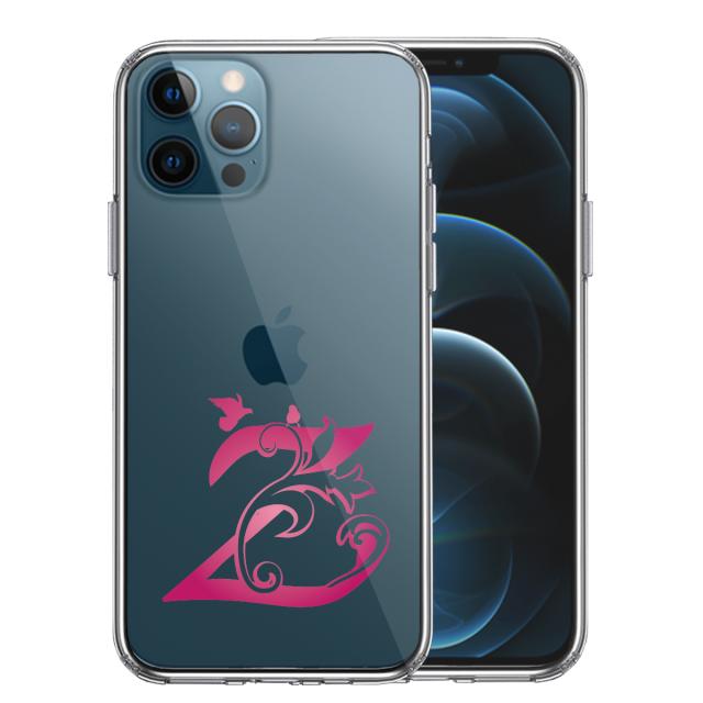 iPhone12Pro ケース クリア アルファベット 【Z】 スマホケース 側面ソフト 背面ハード ハイブリッド  送料無料-2