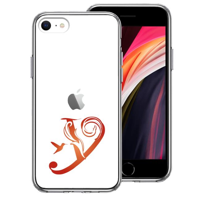 iPhoneSE ケース 第3世代 第2世代 クリア アルファベット 【Y】 スマホケース 側面ソフト 背面ハード ハイブリッド 送料無料-2
