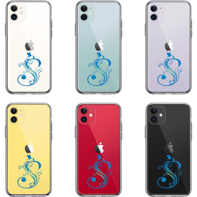 iPhone11 ケース クリア アルファベット 【S】 スマホケース 側面ソフト 背面ハード ハイブリッド  送料無料-3