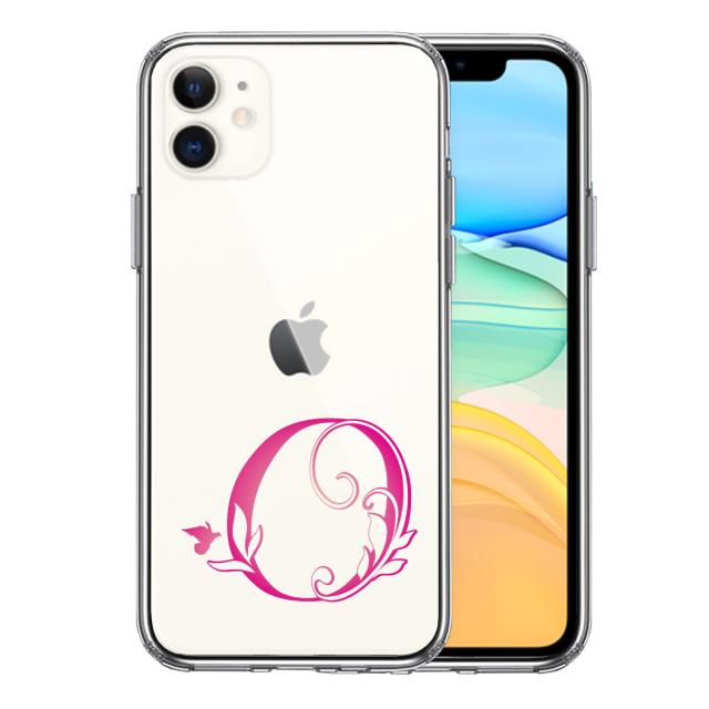 iPhone11 ケース クリア アルファベット 【O】 スマホケース 側面ソフト 背面ハード ハイブリッド  送料無料-2