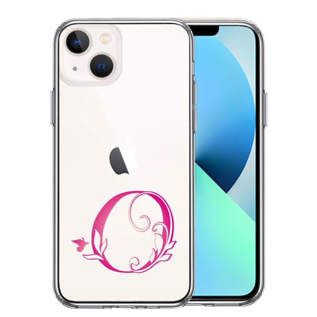 iPhone13 ケース クリア アルファベット 【O】 スマホケース 側面ソフト 背面ハード ハイブリッド 送料無料-2