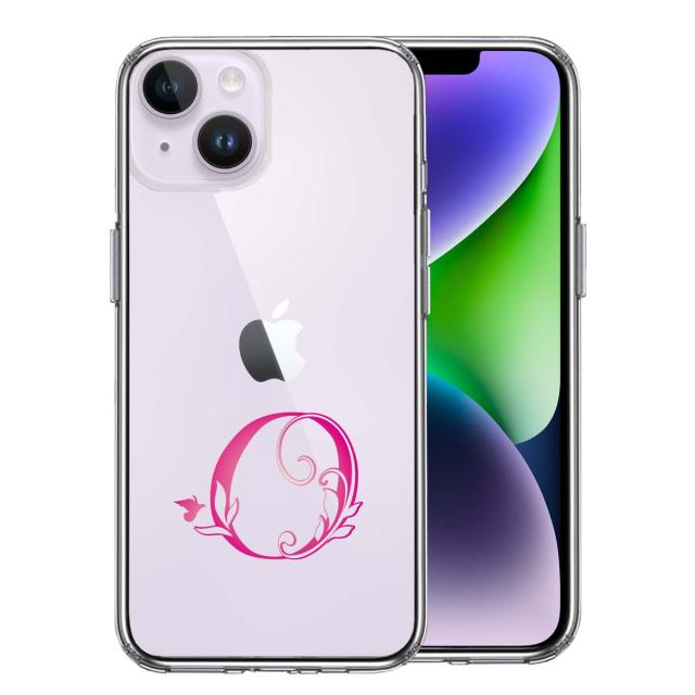 iPhone14 ケース クリア アルファベット 【O】 スマホケース 側面ソフト 背面ハード ハイブリッド 送料無料-2
