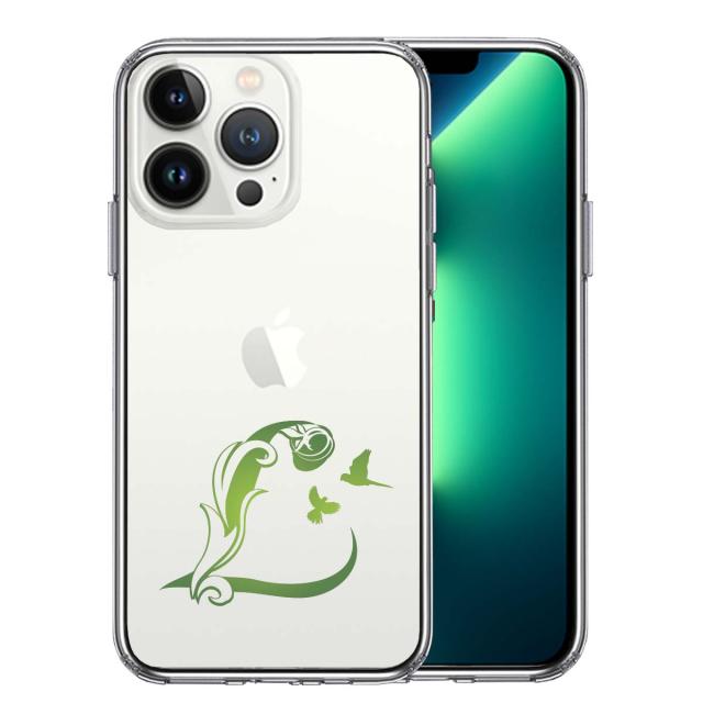 iPhone13Pro ケース クリア アルファベット 【L】 スマホケース 側面ソフト 背面ハード ハイブリッド 送料無料-2