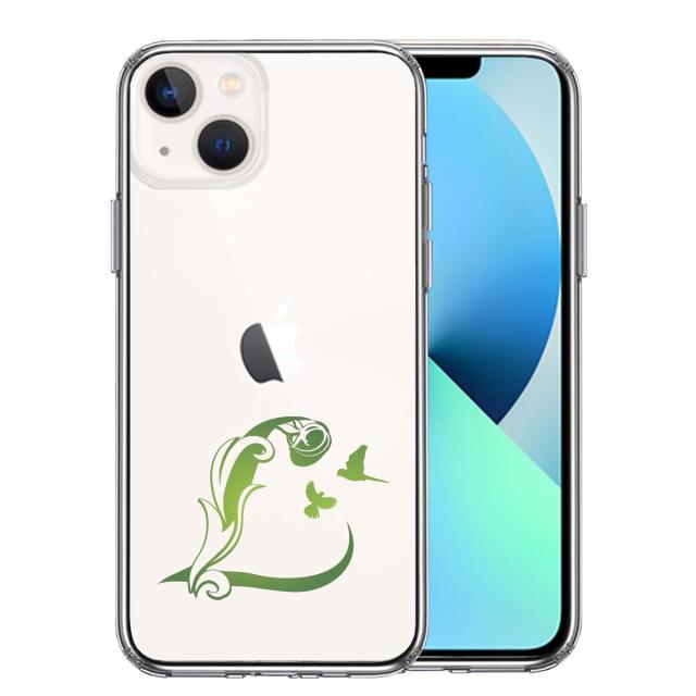 iPhone13mini ケース クリア アルファベット 【L】 スマホケース 側面ソフト 背面ハード ハイブリッド 送料無料-2