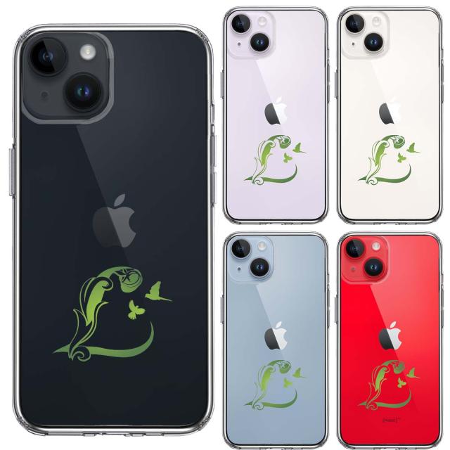 iPhone14Plus ケース クリア アルファベット 【L】 スマホケース 側面ソフト 背面ハード ハイブリッド 送料無料-3