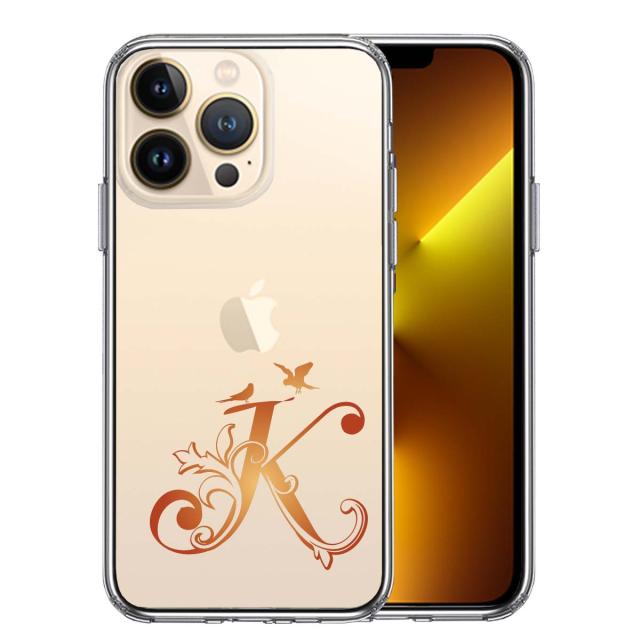 iPhone13Pro ケース クリア アルファベット 【K】 スマホケース 側面ソフト 背面ハード ハイブリッド 送料無料-2