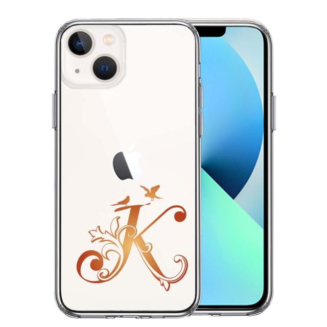 iPhone13mini ケース クリア アルファベット 【K】 スマホケース 側面ソフト 背面ハード ハイブリッド  送料無料-2