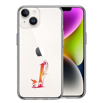 iPhone14 ケース クリア アルファベット 【I】 スマホケース 側面ソフト 背面ハード ハイブリッド 送料無料-2