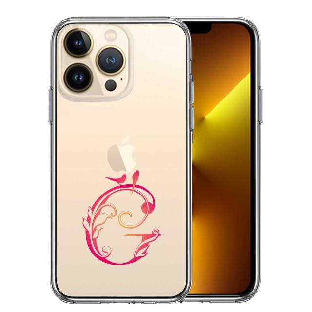 iPhone13Pro ケース クリア アルファベット 【G】 スマホケース 側面ソフト 背面ハード ハイブリッド  送料無料-2